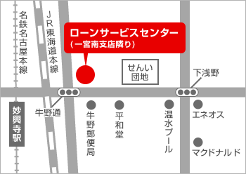 一宮:地図