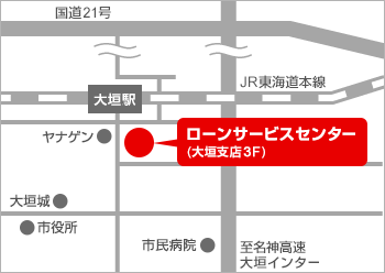 大垣:地図