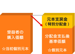 分配金の全部が元本の一部払戻しに相当する場合